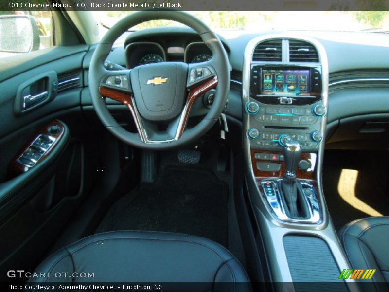Black Granite Metallic / Jet Black 2013 Chevrolet Malibu ECO