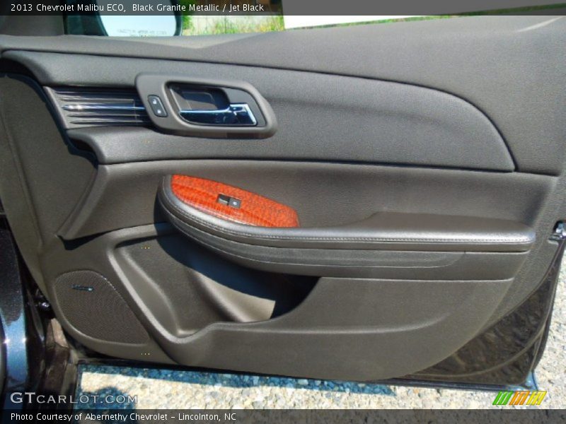 Black Granite Metallic / Jet Black 2013 Chevrolet Malibu ECO