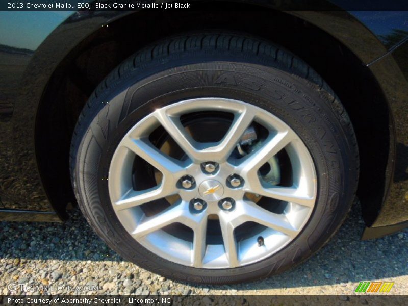Black Granite Metallic / Jet Black 2013 Chevrolet Malibu ECO
