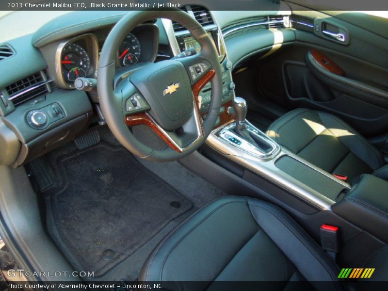 Black Granite Metallic / Jet Black 2013 Chevrolet Malibu ECO