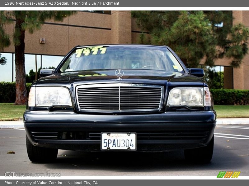 Midnight Blue / Parchment 1996 Mercedes-Benz S 420 Sedan
