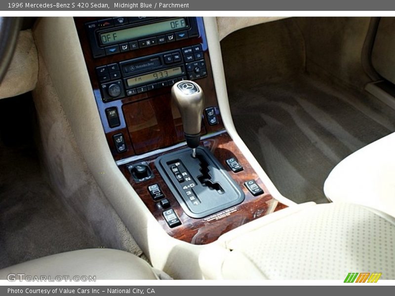 Midnight Blue / Parchment 1996 Mercedes-Benz S 420 Sedan