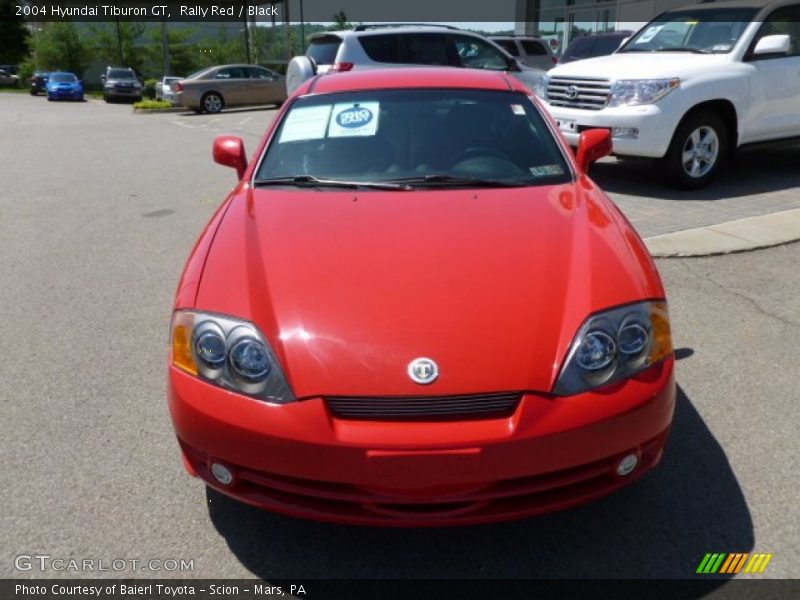 Rally Red / Black 2004 Hyundai Tiburon GT