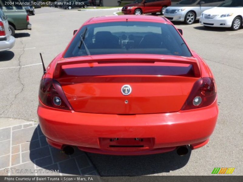 Rally Red / Black 2004 Hyundai Tiburon GT