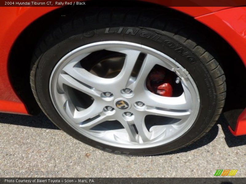 Rally Red / Black 2004 Hyundai Tiburon GT