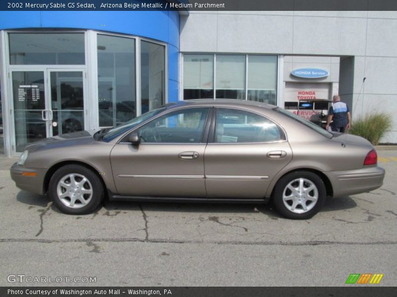 Arizona Beige Metallic / Medium Parchment 2002 Mercury Sable GS Sedan