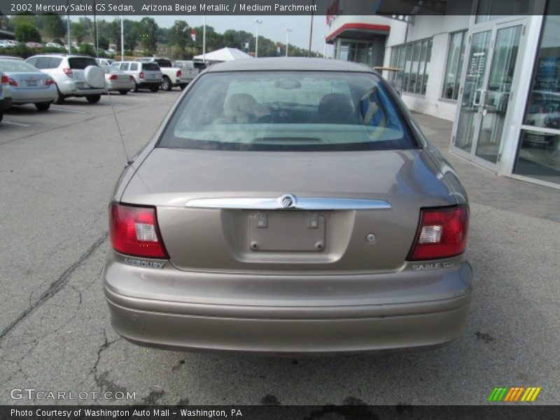 Arizona Beige Metallic / Medium Parchment 2002 Mercury Sable GS Sedan