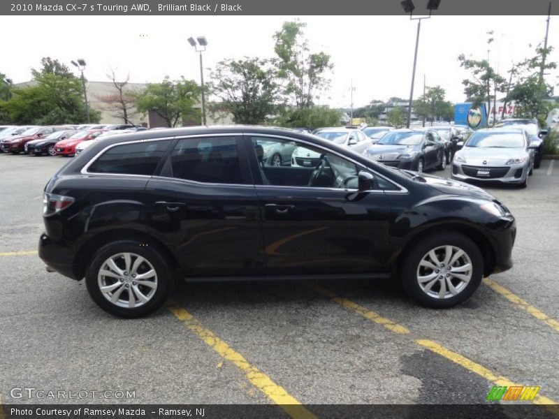 Brilliant Black / Black 2010 Mazda CX-7 s Touring AWD