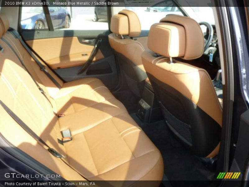 Monaco Blue Metallic / Saddle Brown 2010 BMW X3 xDrive30i