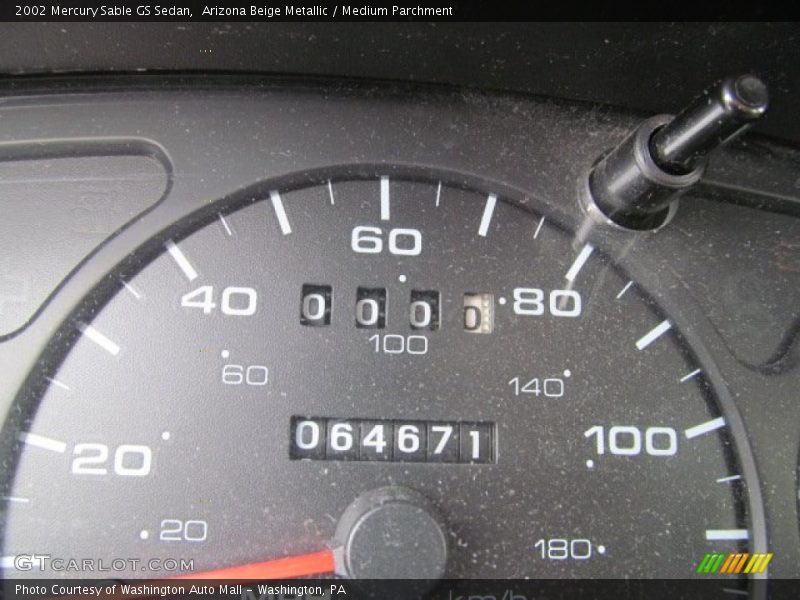 Arizona Beige Metallic / Medium Parchment 2002 Mercury Sable GS Sedan