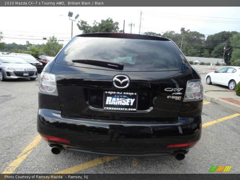 Brilliant Black / Black 2010 Mazda CX-7 s Touring AWD