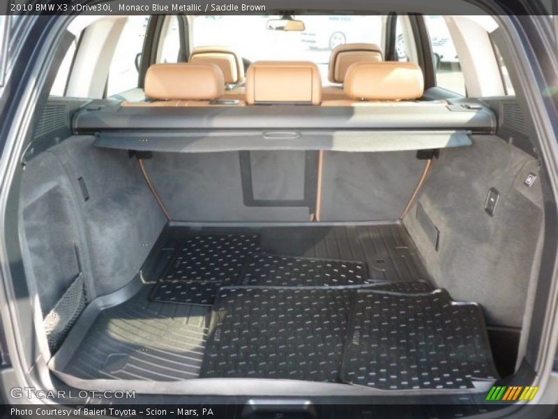 Monaco Blue Metallic / Saddle Brown 2010 BMW X3 xDrive30i