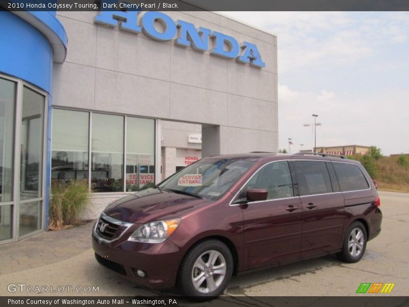 Dark Cherry Pearl / Black 2010 Honda Odyssey Touring