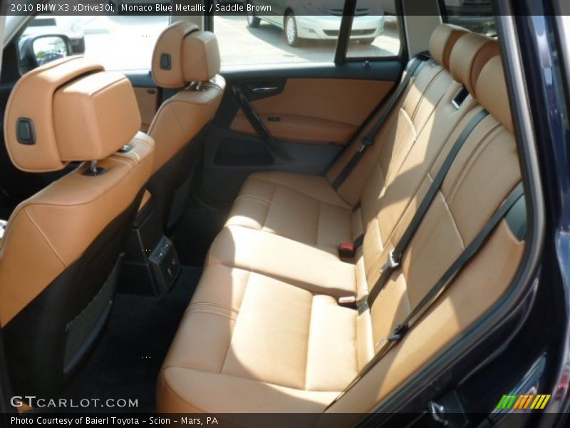 Monaco Blue Metallic / Saddle Brown 2010 BMW X3 xDrive30i