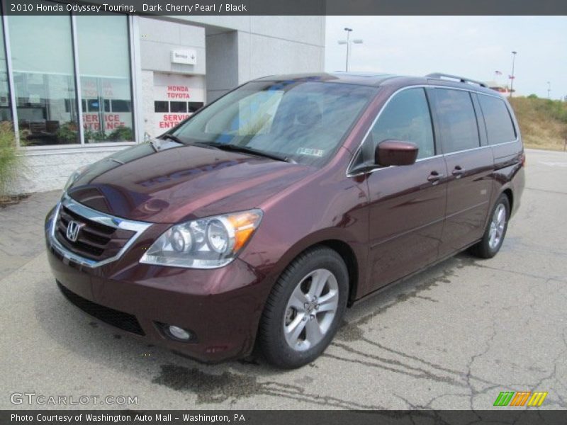 Dark Cherry Pearl / Black 2010 Honda Odyssey Touring
