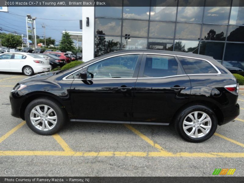 Brilliant Black / Black 2010 Mazda CX-7 s Touring AWD