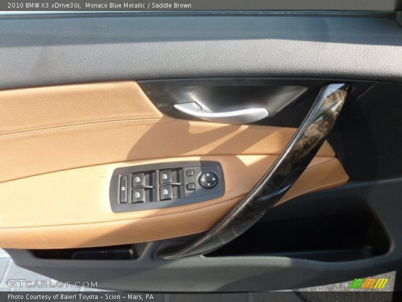 Monaco Blue Metallic / Saddle Brown 2010 BMW X3 xDrive30i