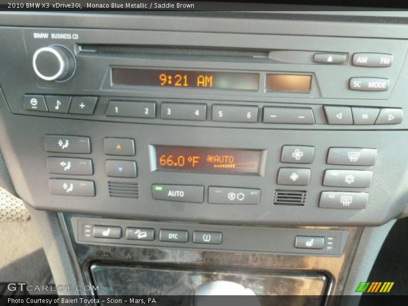 Monaco Blue Metallic / Saddle Brown 2010 BMW X3 xDrive30i