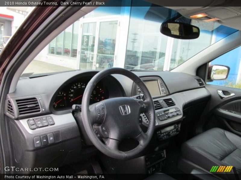 Dark Cherry Pearl / Black 2010 Honda Odyssey Touring
