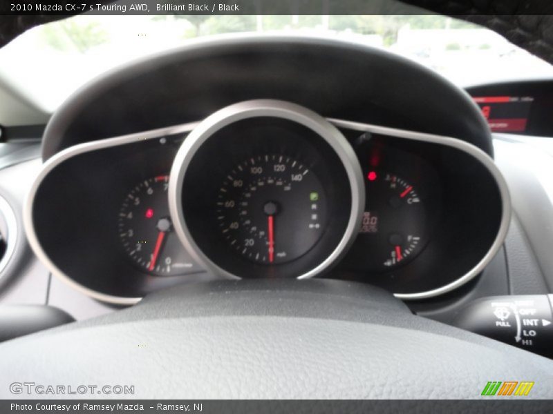 Brilliant Black / Black 2010 Mazda CX-7 s Touring AWD
