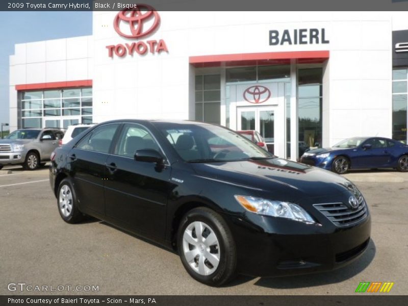 Black / Bisque 2009 Toyota Camry Hybrid