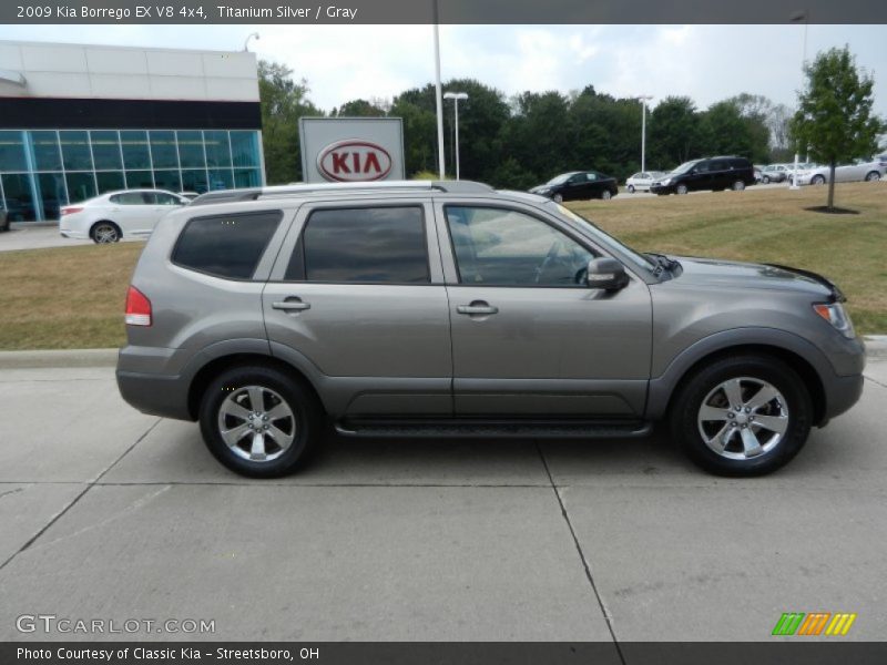 Titanium Silver / Gray 2009 Kia Borrego EX V8 4x4