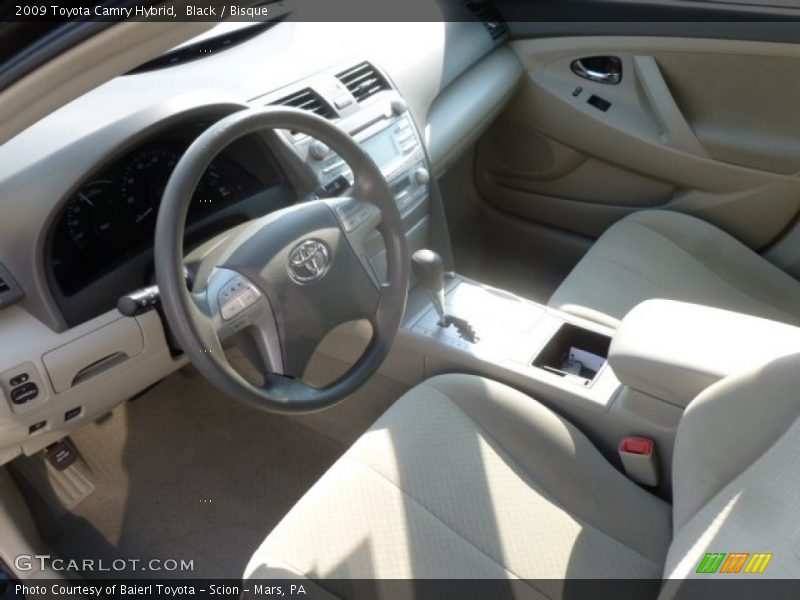 Black / Bisque 2009 Toyota Camry Hybrid