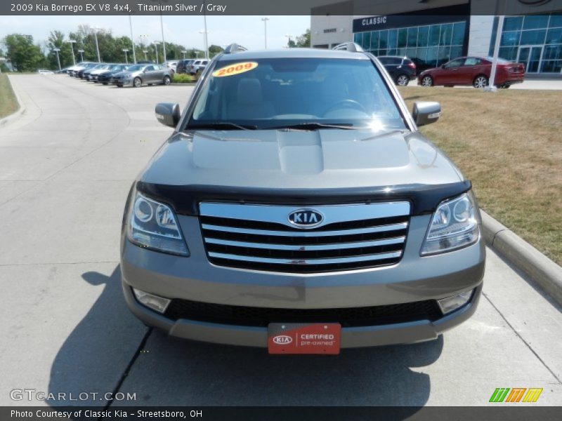 Titanium Silver / Gray 2009 Kia Borrego EX V8 4x4