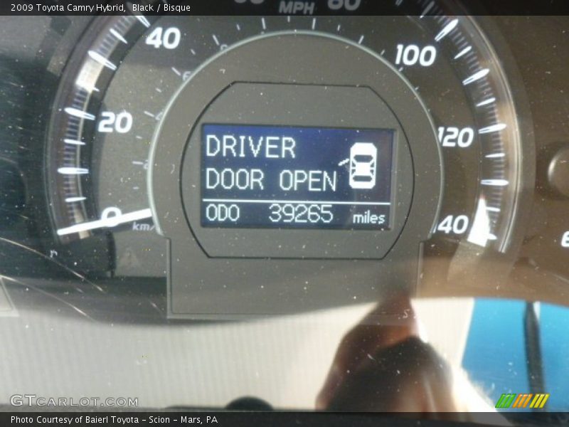 Black / Bisque 2009 Toyota Camry Hybrid