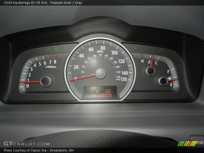 Titanium Silver / Gray 2009 Kia Borrego EX V8 4x4
