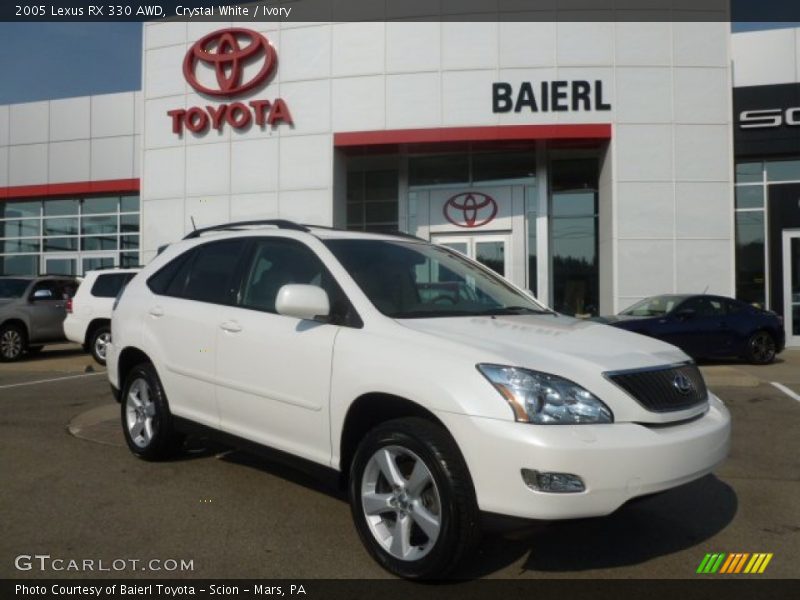 Crystal White / Ivory 2005 Lexus RX 330 AWD