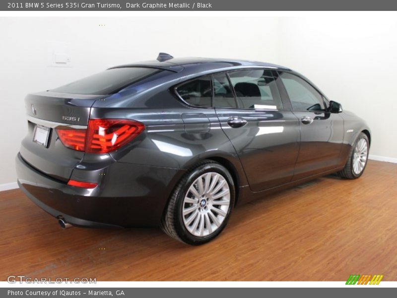Dark Graphite Metallic / Black 2011 BMW 5 Series 535i Gran Turismo
