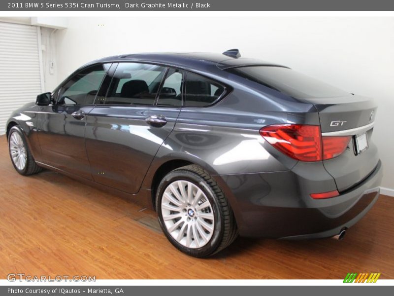 Dark Graphite Metallic / Black 2011 BMW 5 Series 535i Gran Turismo