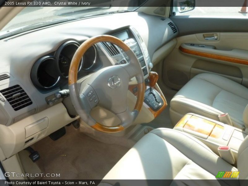 Crystal White / Ivory 2005 Lexus RX 330 AWD