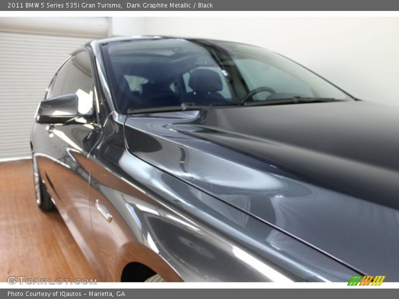 Dark Graphite Metallic / Black 2011 BMW 5 Series 535i Gran Turismo