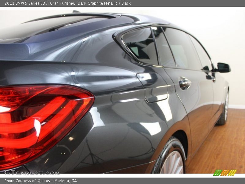 Dark Graphite Metallic / Black 2011 BMW 5 Series 535i Gran Turismo