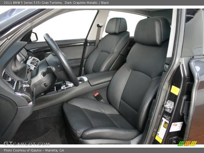 Front Seat of 2011 5 Series 535i Gran Turismo