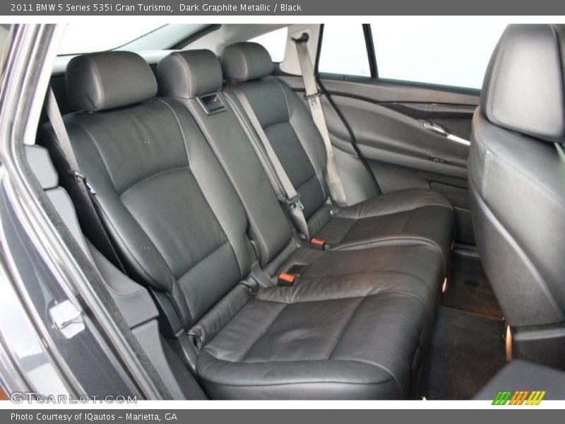 Rear Seat of 2011 5 Series 535i Gran Turismo