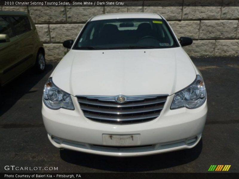 Stone White / Dark Slate Gray 2010 Chrysler Sebring Touring Sedan