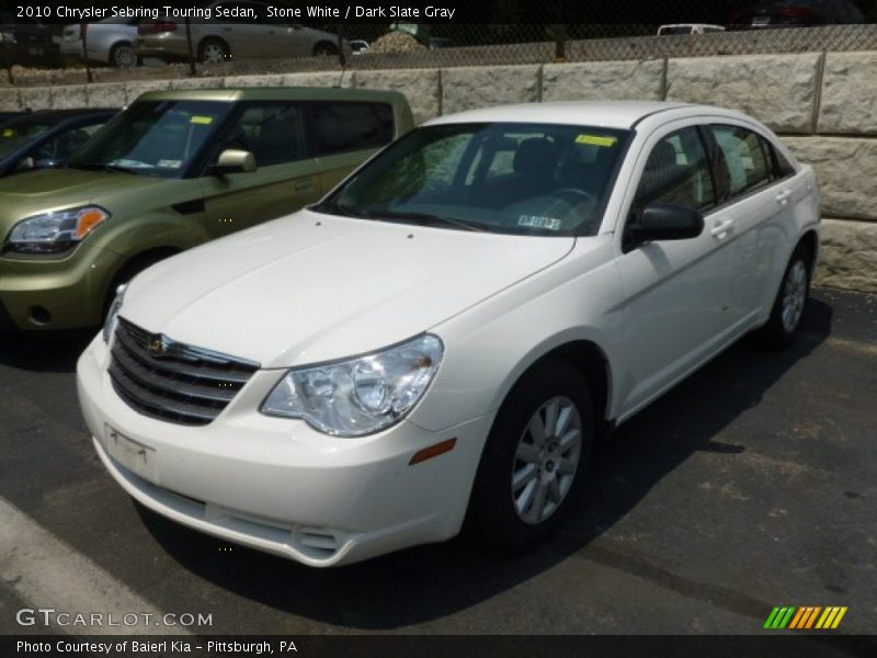 Stone White / Dark Slate Gray 2010 Chrysler Sebring Touring Sedan