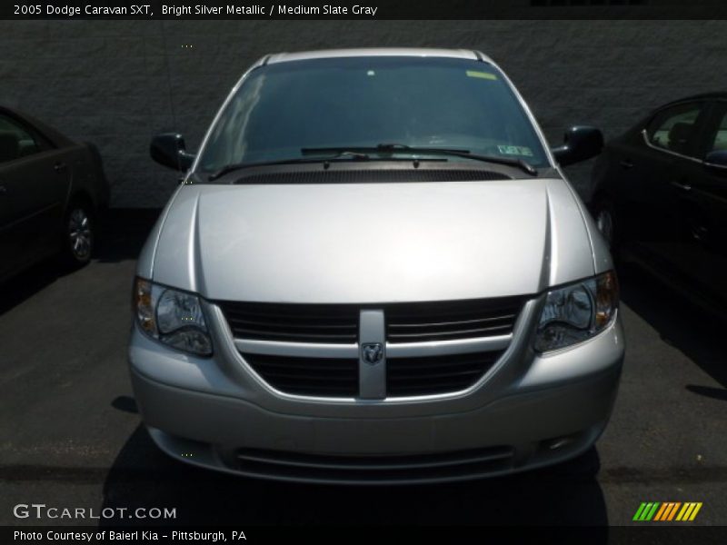 Bright Silver Metallic / Medium Slate Gray 2005 Dodge Caravan SXT
