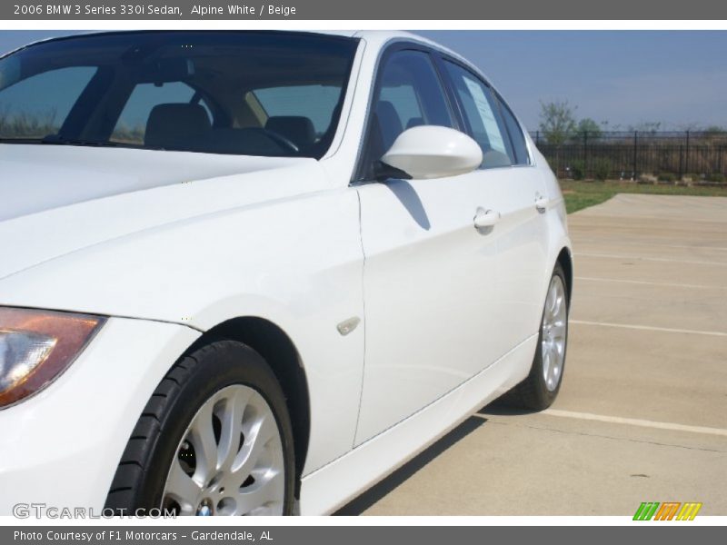 Alpine White / Beige 2006 BMW 3 Series 330i Sedan