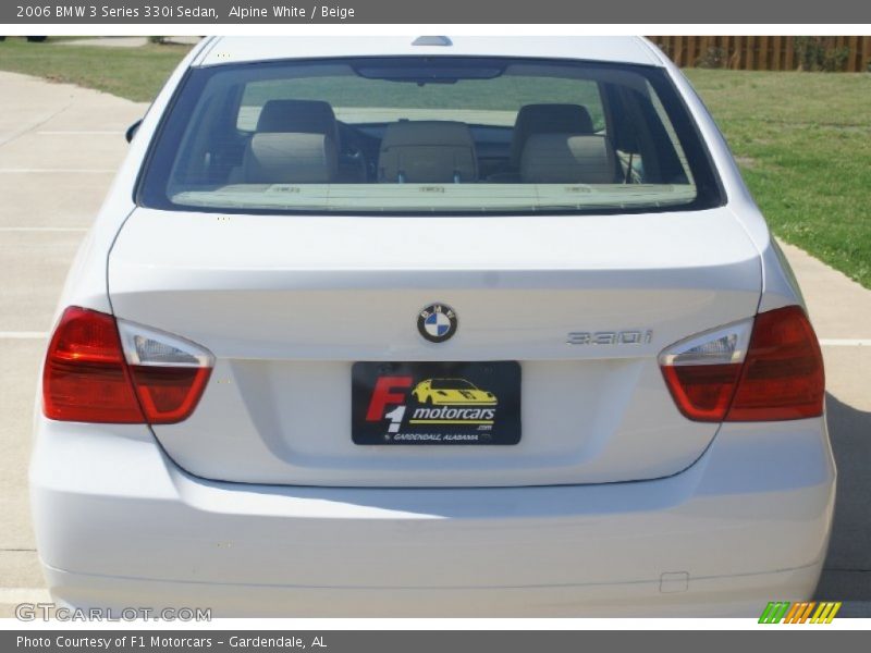 Alpine White / Beige 2006 BMW 3 Series 330i Sedan
