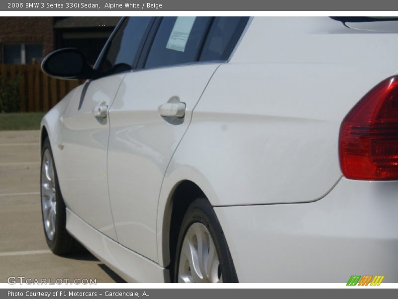 Alpine White / Beige 2006 BMW 3 Series 330i Sedan