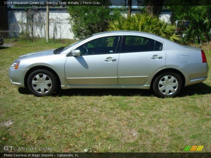 Sterling Silver Metallic / Petrol Gray 2004 Mitsubishi Galant LS