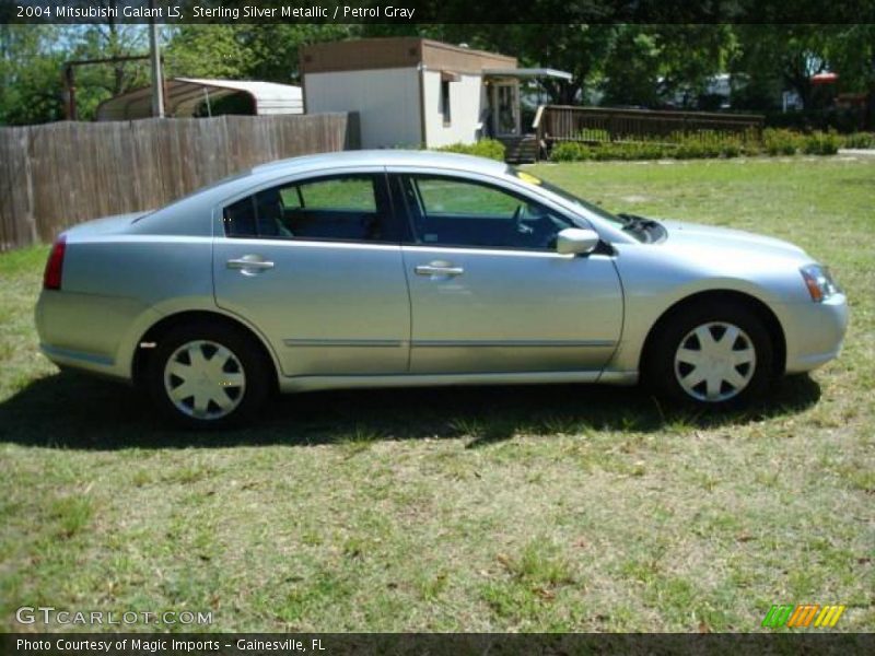 Sterling Silver Metallic / Petrol Gray 2004 Mitsubishi Galant LS