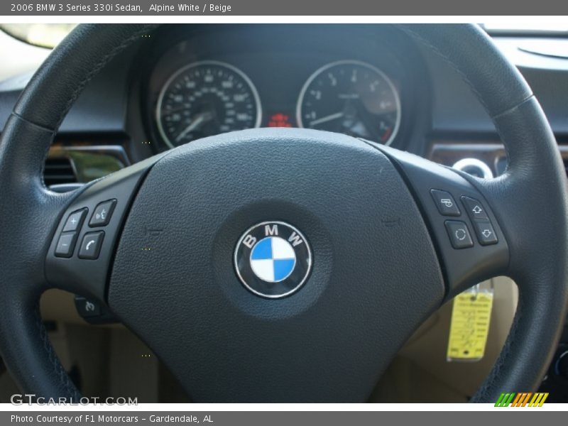 Alpine White / Beige 2006 BMW 3 Series 330i Sedan