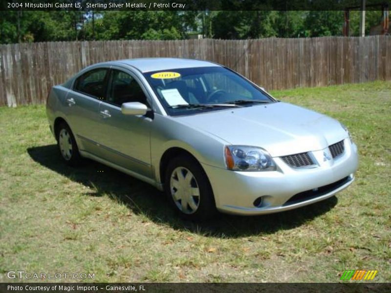 Sterling Silver Metallic / Petrol Gray 2004 Mitsubishi Galant LS