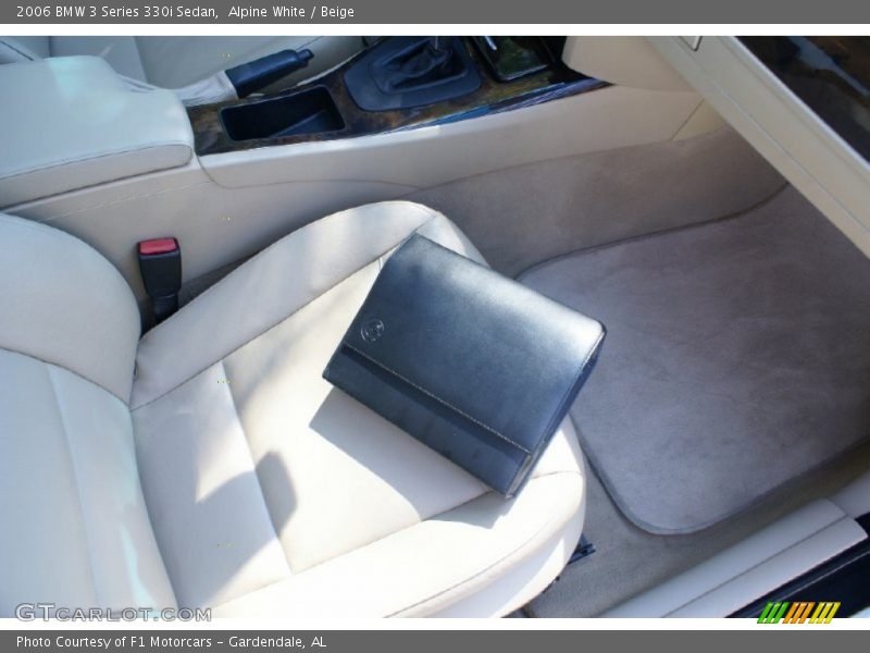 Alpine White / Beige 2006 BMW 3 Series 330i Sedan