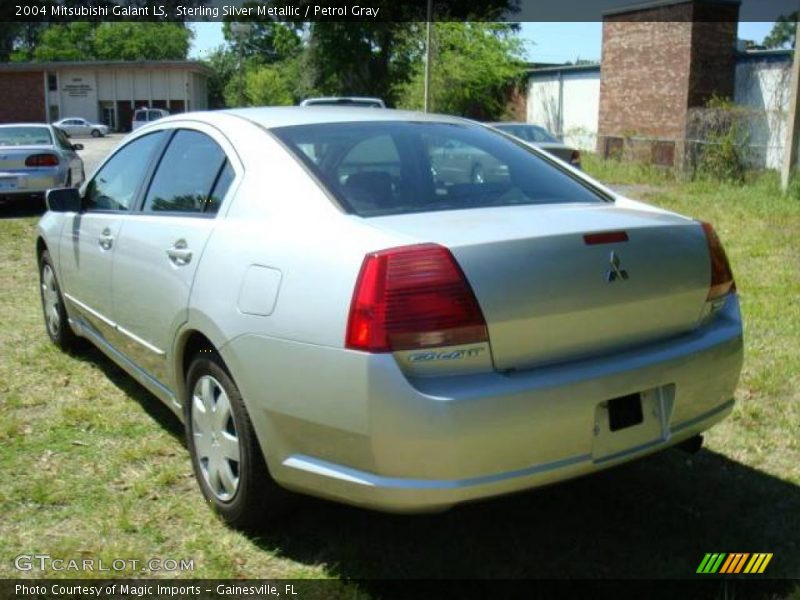 Sterling Silver Metallic / Petrol Gray 2004 Mitsubishi Galant LS